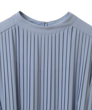 Green Parks ef-de プリーツワンピース Sax