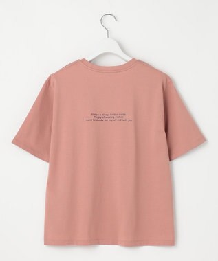 J.PRESS LADIES S ロゴ Tシャツ ローズピンク系