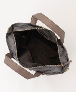 J.PRESS LADIES 【2way】ボンディングキルト バッグ ブラウン系