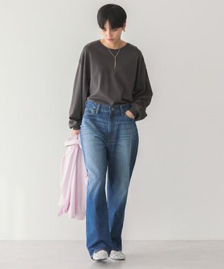 AMERICAN HOLIC 【WEB限定】袖ボリュームカットプルオーバー Charcoal Gray