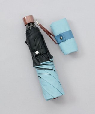 AURORA 【WEB限定】 晴雨兼用傘（折りたたみ・大寸クイックオープン） ターコイズ