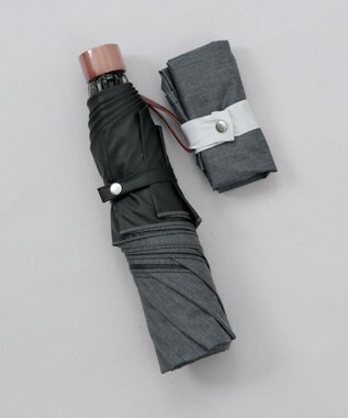 AURORA 【WEB限定】 晴雨兼用傘（折りたたみ・大寸クイックオープン） チャコールグレー