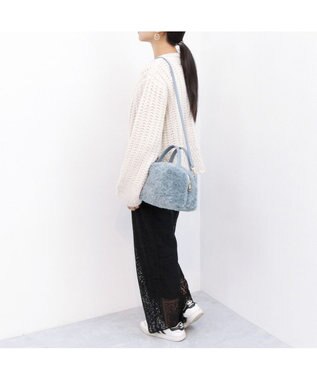 UNBILLION カシュカシュ cachecache / カールエコファー2wayミニトート ブルー