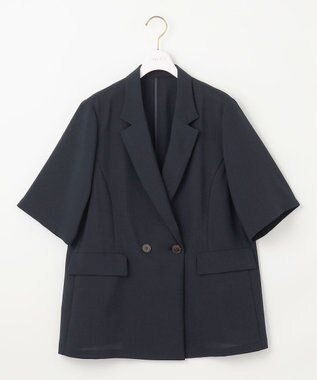 ANY SIS 【接触冷感・速乾・UVカット・洗える】スイートクール ジャケット ネイビー