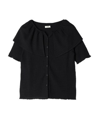 earth music&ecology ビッグカラーカットプルオーバー Black