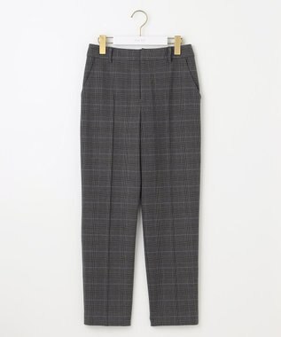 ANY SIS 【保温効果/ストレッチ】シリーズ累計13万枚突破！ビューティサーモ テーパードパンツ グレーグレンチェック