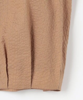 自由区 S 【羽織れる・涼やか】エアリーコットンリップボリュームスリーブ ブラウス ベージュ