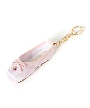 Chacott ミニポワントキーホルダー ベビーピンク