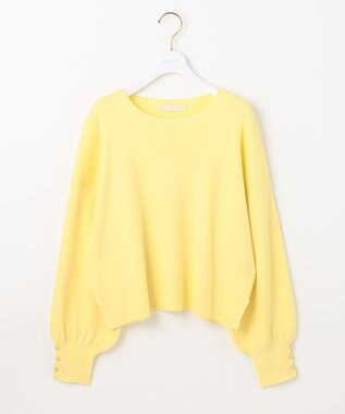 ANY SIS 【花粉対策】ドルマン ニット イエロー