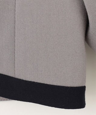 ANY KIDS ボレロ付き ワンピース グレー×ネイビーチェック