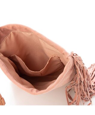 UNBILLION kakatoo ピッグレザーフリンジドロストミニバッグ ピンク