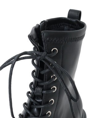 Green Parks ・ｍｉｎｉａ　レースアップショートブーツ Black
