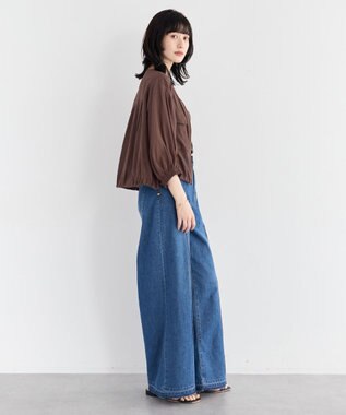 YECCA VECCA ドライタッチシアーブルゾン Brown