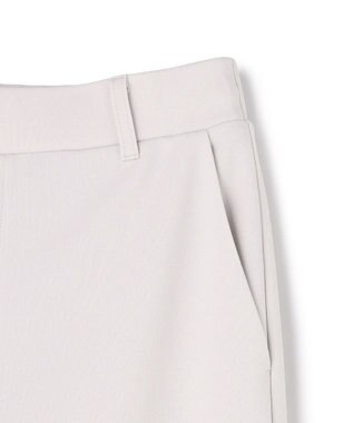 UNFILO L 【15サイズ展開/ウエストゴム】BEAUTY MOVE ワイドストレートパンツ ライトグレー