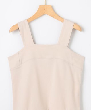 組曲 チュールレイヤードタンク グレージュ系