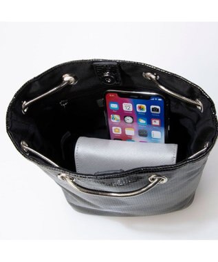 UNBILLION カシュカシュ cachecache / スネークチェーンメタリックミニバッグ ブラック