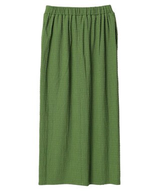 Green Parks ふくれＪＱ　Ｉラインスカート Green