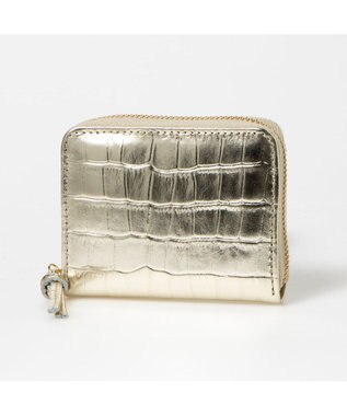 UNBILLION ペルケ perche / メタリッククロコ・ジャバラカードウォレット