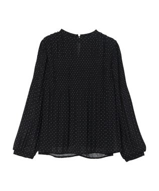 earth music&ecology マジョリカプリーツブラウス Dot