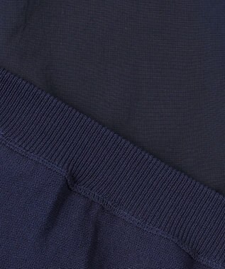 23区GOLF 【23Fondation/MEN】レイヤード風 コンビモックネック ネイビー系