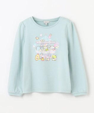 ANY KIDS 【すみっコぐらし】アートプリント Tシャツ ペールブルー