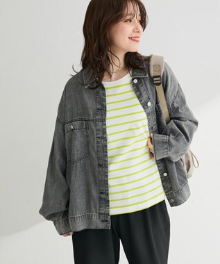 Green Parks シアーデニムシャツＧジャン