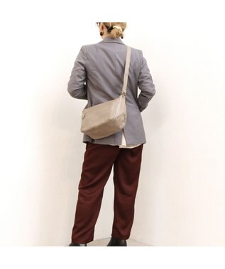 UNBILLION アトランタ ATLANTA / 牛革ファスナーショルダー GY