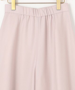 組曲 L 【WEB一部店舗限定】ウールジョーゼット キュロットパンツ ローズ系