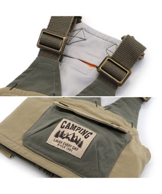 PET PARADISE ペットパラダイス クール アウトベスト 中型犬 大型犬 カーキ