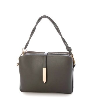 UNBILLION カシュカシュ cachecache / メタルフラップ3つ口ミニショルダー