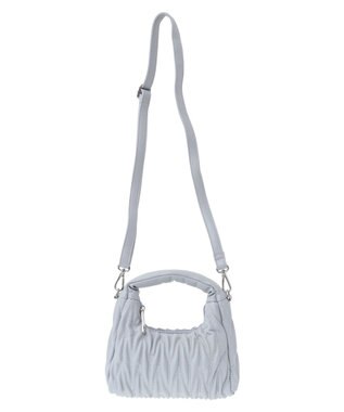 earth music&ecology ウエーブキルトショルダーバッグ Light Gray