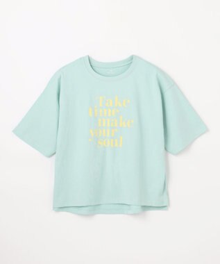 ANY ANYファンクションロゴTシャツ ライトブルー