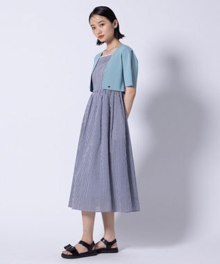 TOCCA 【洗える・接触冷感】CREAPE BOLERO ボレロ ライトグリーン系