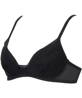 Wing 【マッチミーブラ　ノンワイヤー】　きれいなバストシルエット　快適なつけごこち　S~3L　ウイング／ワコール　KB2076 ブラック