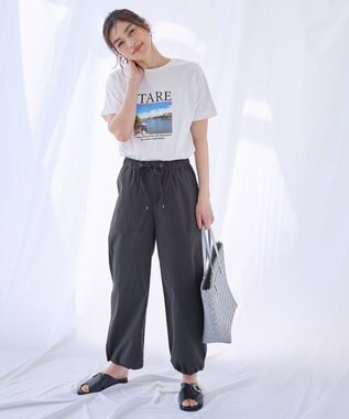 ANY L オーガビッツロゴ・フォトTシャツ オフ×フォト