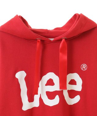 earth music&ecology Ｌｅｅ×ｅ．ｍ．ａ．ｅショート丈パーカー Red