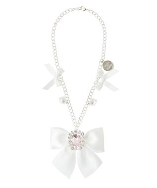 Maison de FLEUR ビジューリボンパールバッグチャーム Light Pink