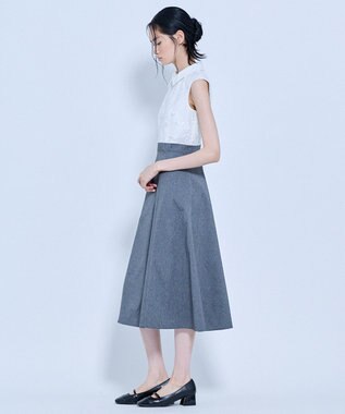 TOCCA 【星風まどかさん着用】VOILE SUCRE ドレス ライトグレー系