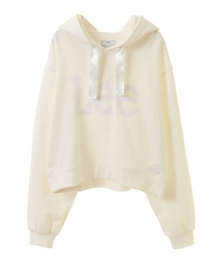 earth music&ecology Ｌｅｅ×ｅ．ｍ．ａ．ｅショート丈パーカー White