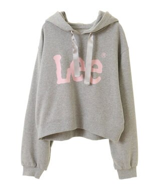 earth music&ecology Ｌｅｅ×ｅ．ｍ．ａ．ｅショート丈パーカー Gray