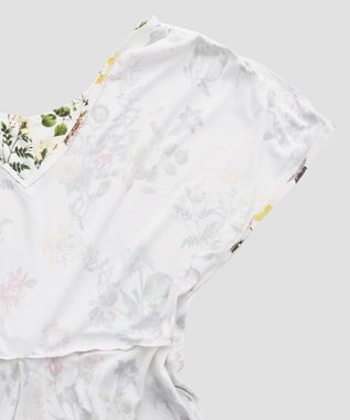 San-ai Resort（三愛水着楽園） ショルダードレス３点セット　13L・15L　【Coral veil（コーラルヴェール）】 ホワイト