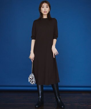 23区 フェイクファー ショルダーバッグ キャメルレオパード