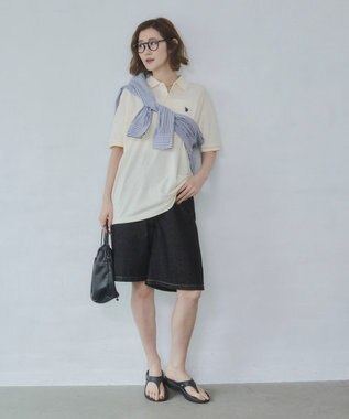 WEGO 【ユニセックス着用ITEM/SMLサイズ展開】U.S. POLO ASSN.別注ポロシャツ ホワイトアイボリー