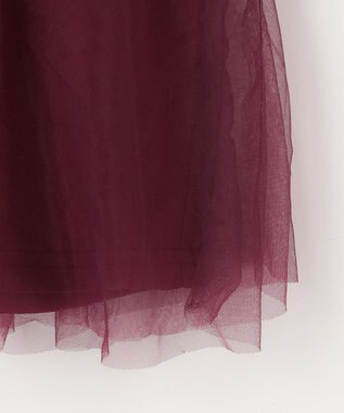 ANY SIS 【2SET】チュールインナー ツイン ボルドー