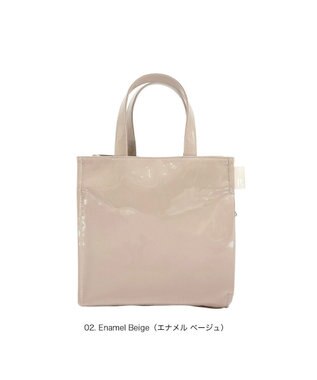 ROOTOTE 1051【ルートート】LT.スクエア.クラシック-C 02：エナメル ベージュ