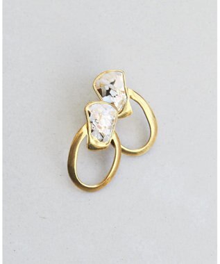 ANY SIS 【美人百花11月号掲載】クリアシェル イヤリング