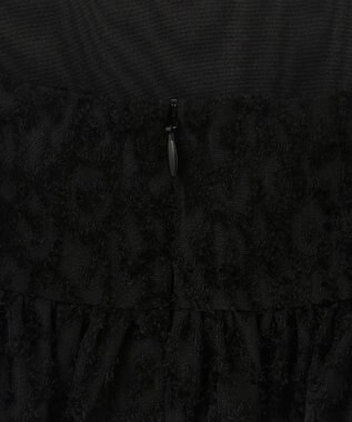 23区 【SLOW/一部店舗限定】カットジャカード キャミソールワンピース ブラック系