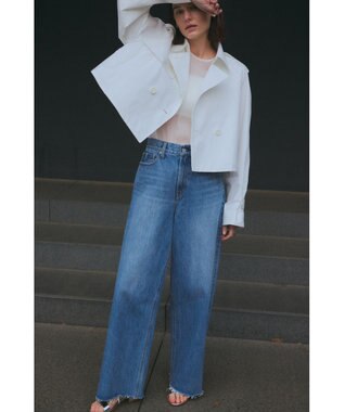 NAVE 【Nave・撥水加工】ショートトレンチ ジャケット ホワイト系