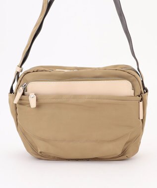 Y'SACCS ポリエステルツイル ショルダーバッグ ベージュ