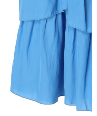 earth music&ecology ランダムティアードボリュームスカート Blue